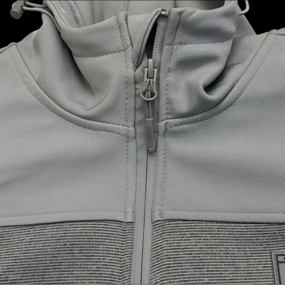 Reebok outerwear Men’s thermal full zip hoodie Hooded Jacket